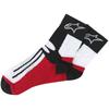 Alpinestars Alpinestars Racing Road Short Socks, black-red, Size S M
